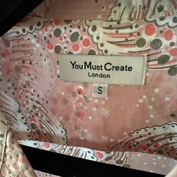 Brand new with tags YMC You Must Create Camp Collar Printed Shirt - Picture 2 of 8